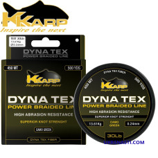 Шнур K-Karp Dyna-Tex Power Braid размотка 1371м тёмно-зелёный